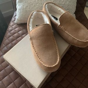Clarks Cowsuede Venetian Indoor Outdoor Slippers
